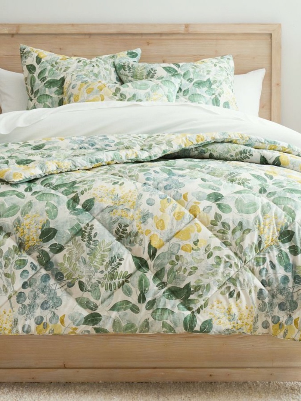 Pottery Barn Botanical Percale Comforter Full/Queen